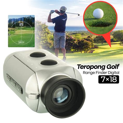 Advantage Teropong Golf Range Finder Digital X Ad Silver