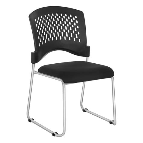 Pro Line Ii By Office Star Products Visitors Chair With Plastic Back