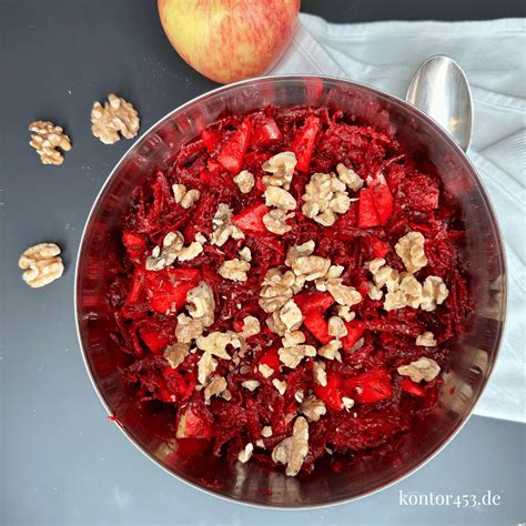 Rote Bete Salat Mit Apfel Und Meerrettich Rezeptefundus