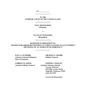 Fillable Online SCOTUS Appeal On IFP Affidavit Privacy Fax Email Print