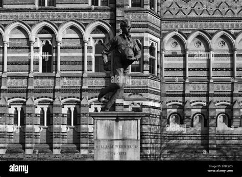 Statue Of William Webb Ellis Outside Rugby School Rugby Town