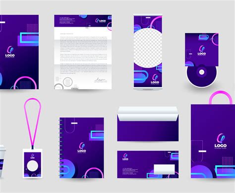 Stationery Set Template