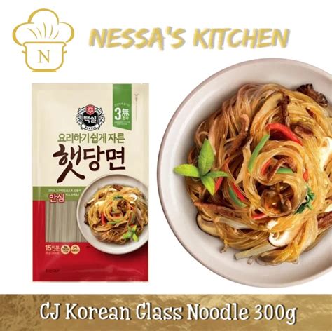 Cj Dangmyun Korean Vermicelli Glass Noodle Japchae Noodles Nessas