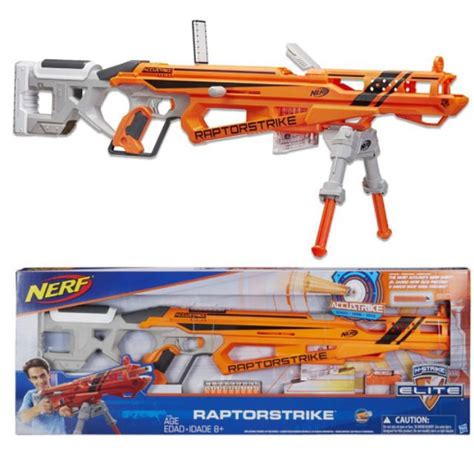 Nerf N Strike Elite AccuStrike RaptorStrike Sniper Blaster Gun ปน