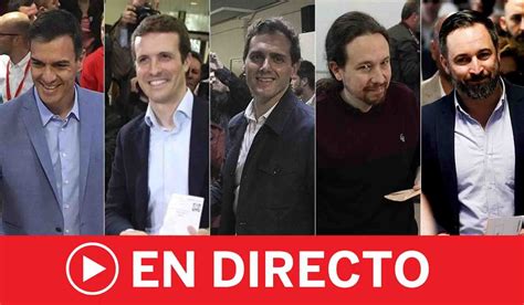 El Psoe Gana Las Elecciones Y La Izquierda Supera A Pp Cs Y Vox Con El