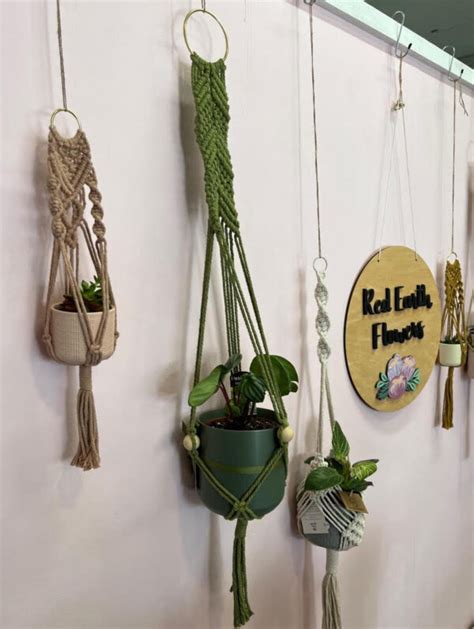 Macrame Hangers | Red Earth Flowers | Kilsyth VIC