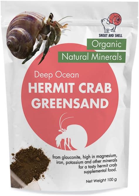 Amazon Snout And Shell Organic Pet Hermit Crab Greensand Food