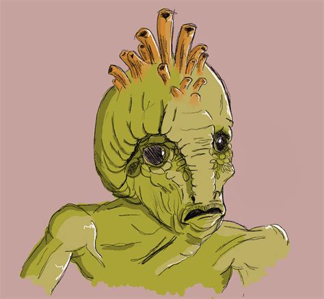 Alex S Drawing Of Mugwump From Naked Lunch R Sardonicast