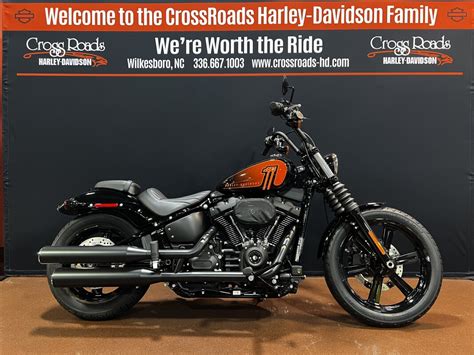 2023 Harley Davidson Street Bob 114 Vivid Black CrossRoads Harley