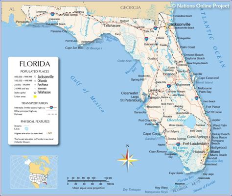 Map Of Florida Gulf Coast Beaches - Printable Maps