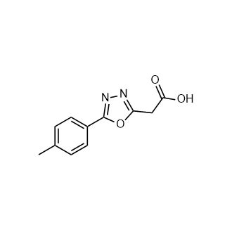 CAS 415679 23 1 2 5 P Tolyl 1 3 4 Oxadiazol 2 Yl Aceticacid Chemsrc