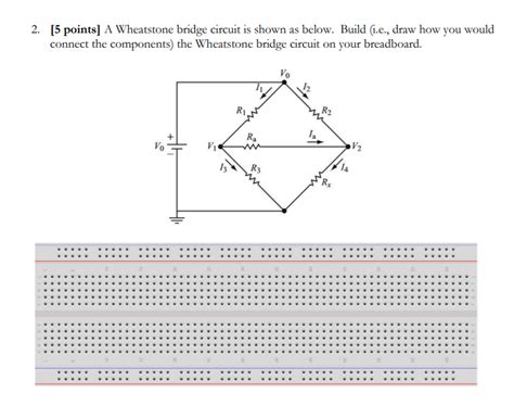 Solved Points A Wheatstone Bridge Circuit Is Shown As Chegg