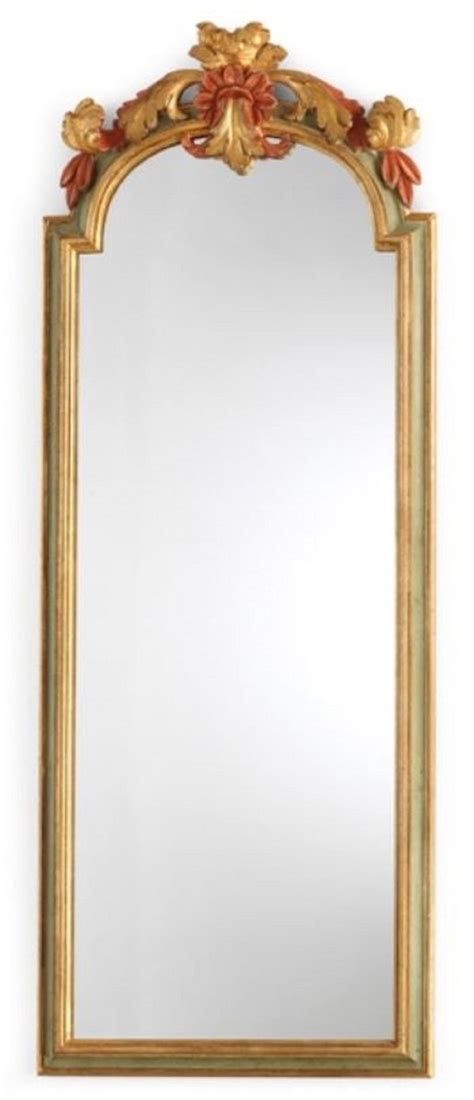 Casa Padrino Luxury Baroque Mirror Antique Gold Green Red