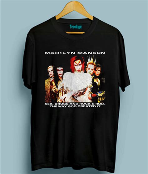 MAR LYN MAN ON Sex Drugs And Rock Roll The Way God Created It Tee Teenamycs
