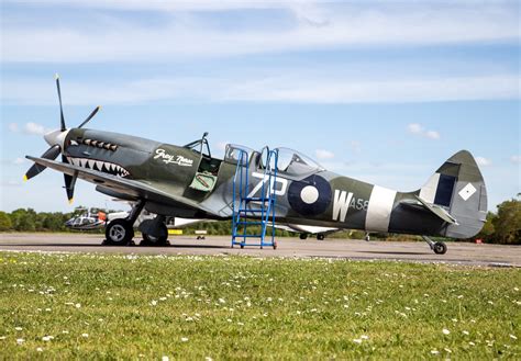 Supermarine Spitfire Lf Ixe G Awgb Te Blackbushe Ai Flickr