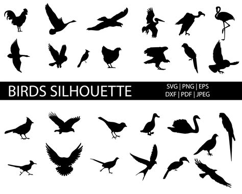 Bird Clipart, Flower Clipart, Flower Silhouette, Silhouette Svg, Circle Monogram, Monogram Svg ...