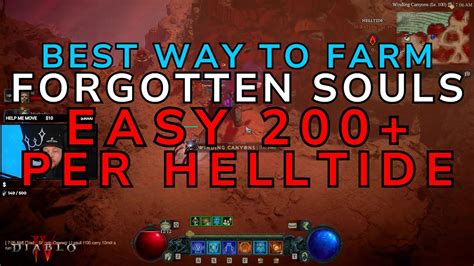 Insane Forgotten Soul Farming Technique Per Helltide Diablo