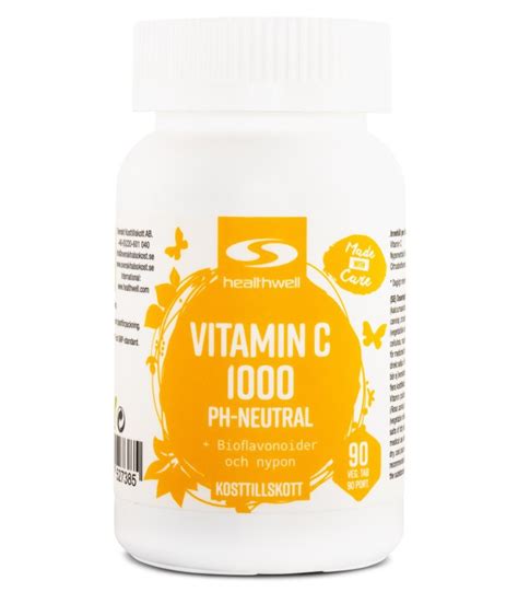 Vitamin C 1000 pH Neutral Svensk Hälsokost