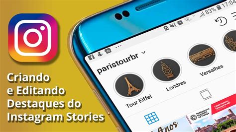 Instagram Como Criar E Editar Destaques Do Stories No Instagram Youtube