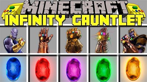 Minecraft Infinity Gauntlet Mod L Collect All Infinity