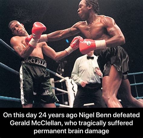 List 93 Pictures The Tragic Fight Of Gerald Mcclellan Vs Nigel Benn Latest