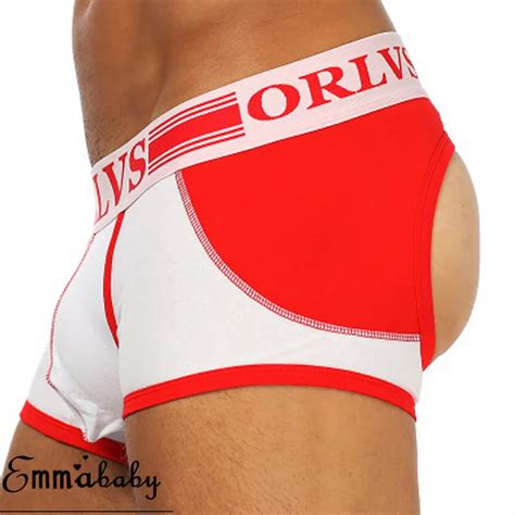 Gay Men Underwear Sexy Shine Bright Jockstrap Male Underwear Sissy