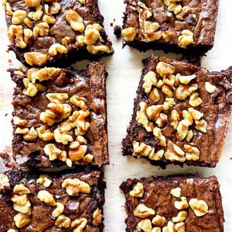 Fudgy Double Chocolate Walnut Brownies Sugary Logic