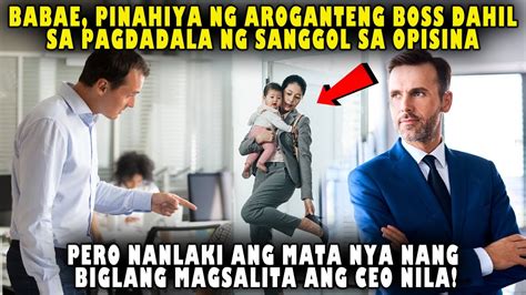 Pinahiya Sya Ng Boss Nya Dahil Sa Pagdadala Ng Sanggol Sa Opisina