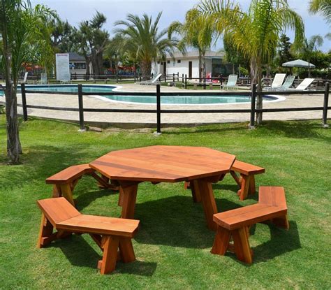 Picnic Table Designs Plans And Ideas Inspirationseek