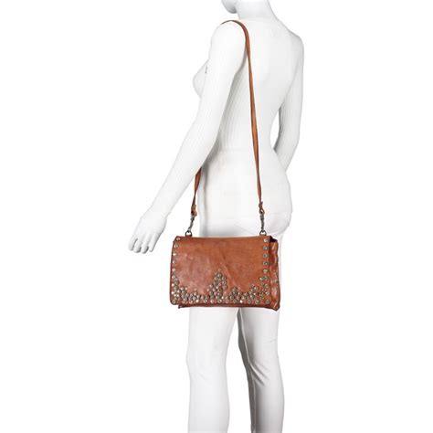 Campomaggi Umhängetasche Bella Di Notte 0260 X038 Leder Cognac