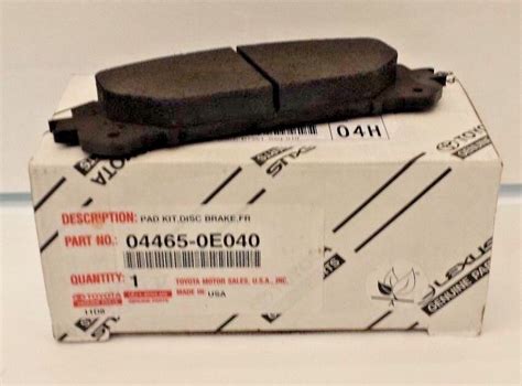 Lexus Oem Factory Front Brake Pad Set 2016 2019 Rx350 Rx450h Ebay