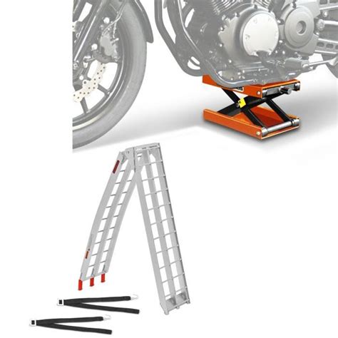 Set Alu Ramp Alu Ii Up To Kg Fold For Motorcycle Constands With