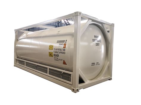 20FT Cryogenic ISO Tank Container For Lox Lin Lar LNG T75 Transport