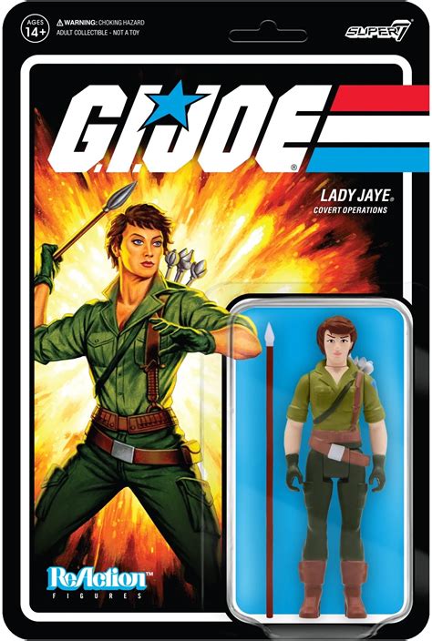 G.I. Joe Super7 ReAction Lady Jaye