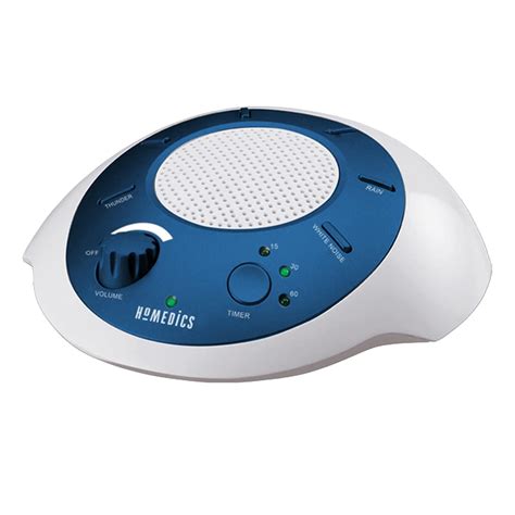 HoMedics White Noise Sound Machine Portable Sleep Therapy For Home