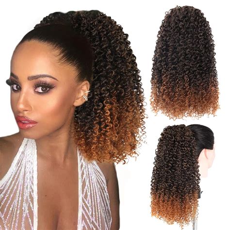 Amazon Curly Ponytail Extension For Black Women Drawstring