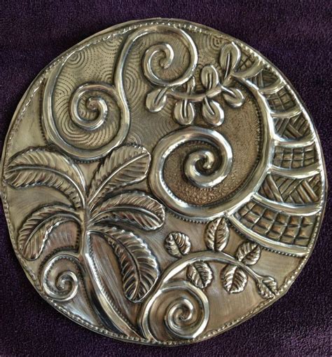 Stencilgirl Talk Guest Designer Magdalena Muldoon Pewter Art Metal Embossing Art Metal