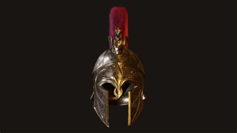 ArtStation - Spartan helmet (AC Odyssey)