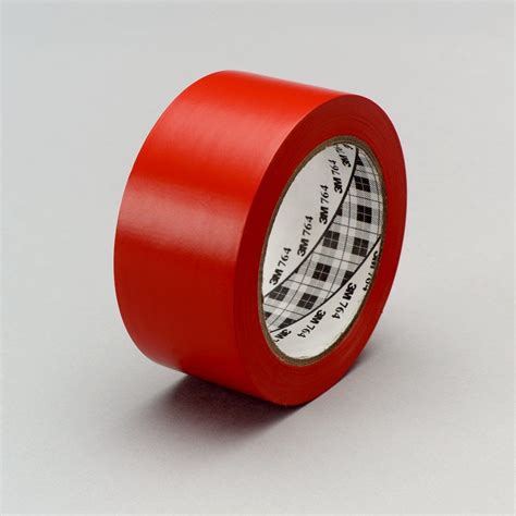 3M General Purpose Vinyl Tape 764 Red 1 In X 36 Yd 5 0 Mil 36 Per