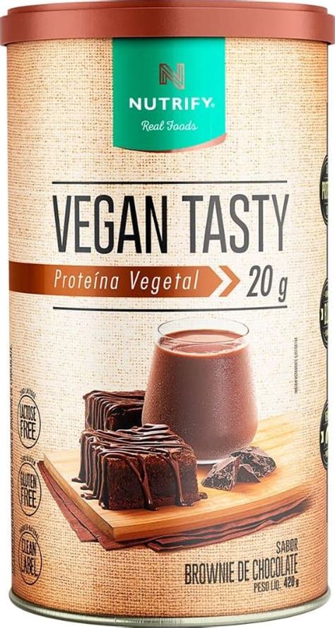 Vegan Tasty Nutrify Prote Na Vegana G Caramel Macchiato