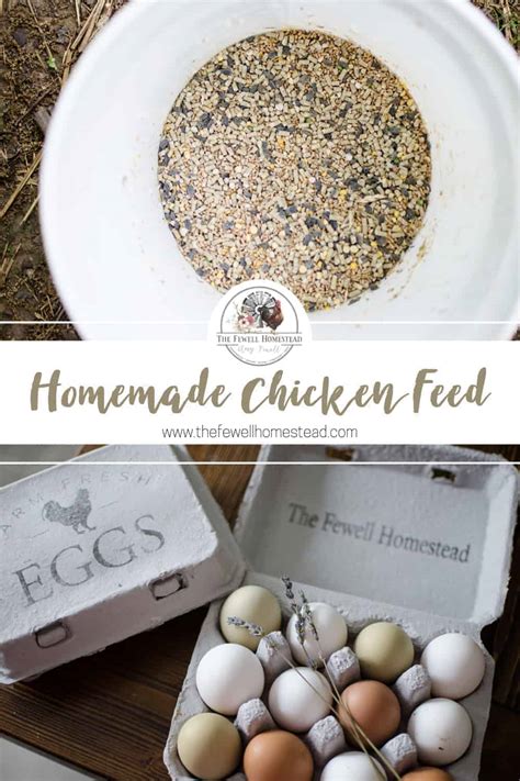 How To Make Homemade Chicken Feed Amy K Fewell