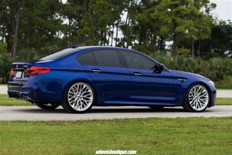 Bmw M F Blue Hre P Wheel Front