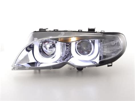 Phares Angel Eyes BMW 3er E46 Limo Touring 02 05 Chrome 4052822757385