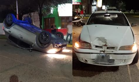 Menor Chocó Y Volcó Con Su Auto En El Macrocentro De Resistencia