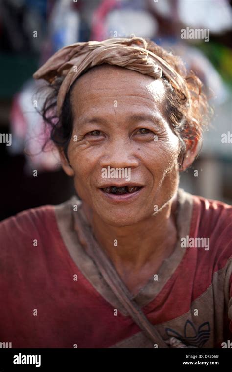 A Hanunoo Mangyan Man At A Mangyan Market Near Mansalay Oriental