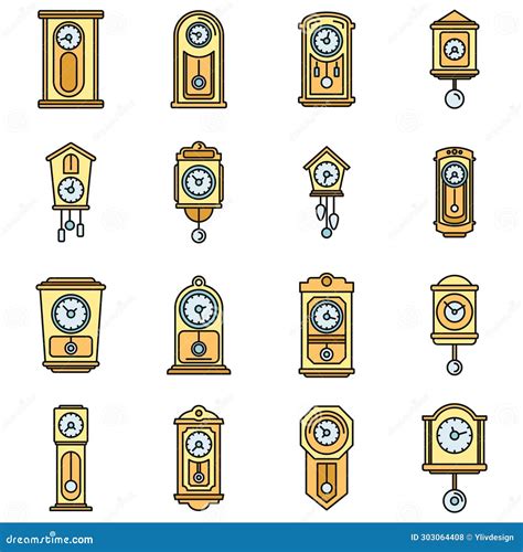 Measure Pendulum Clock Icon Cartoon Style 183487659