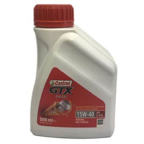 Castrol Engine Oil Gtx Diesel 15w40 500ml