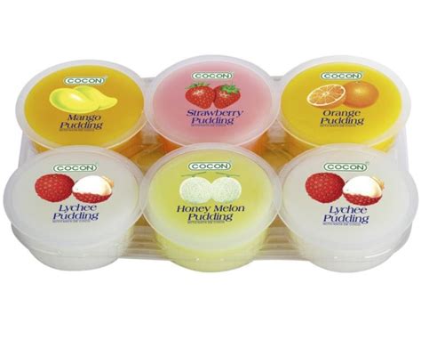 Cocon Nata De Coco Pudding Assorted 6x80g Jessicas Filipino Foods