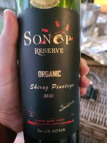 Sonop Wine Farm Reserve Organic Shiraz Pinotage Vivino Hong Kong