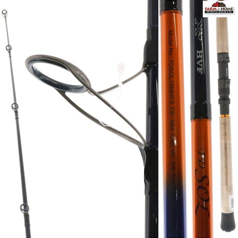 76 Daiwa Td Sol Medium Heavy Fast Spinning Fishing Rod New